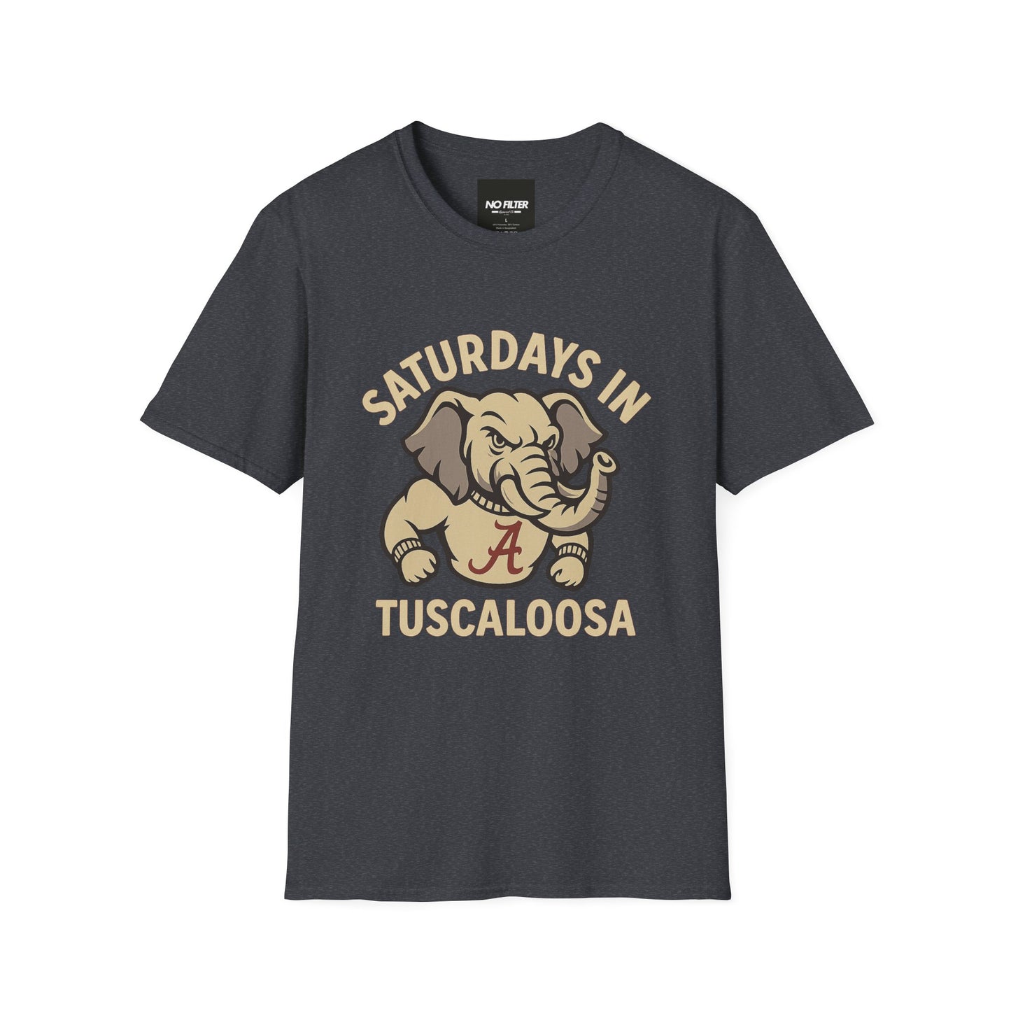 π Saturdays in Tuscaloosa T-Shirt β Crimson Tide Game Day Graphic Tee