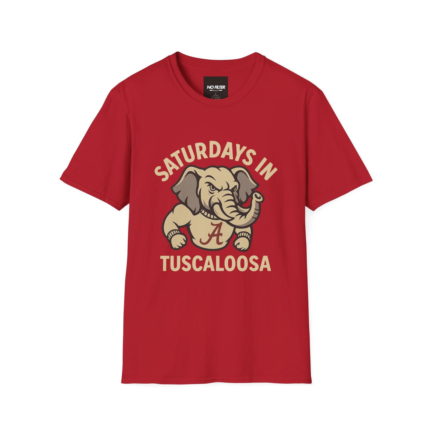 π Saturdays in Tuscaloosa T-Shirt β Crimson Tide Game Day Graphic Tee