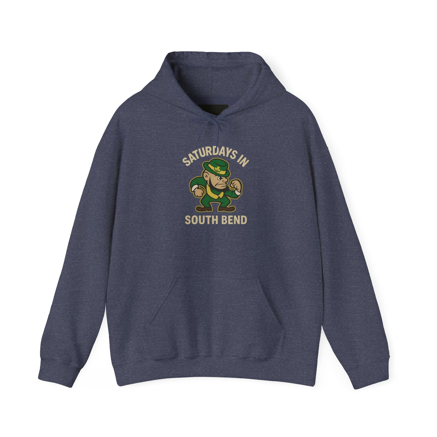 Saturdays in South Bend Hoodie β Retro Leprechaun Irish Football Pullover