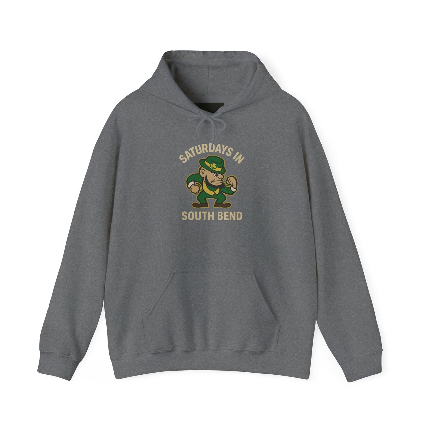 Saturdays in South Bend Hoodie β Retro Leprechaun Irish Football Pullover