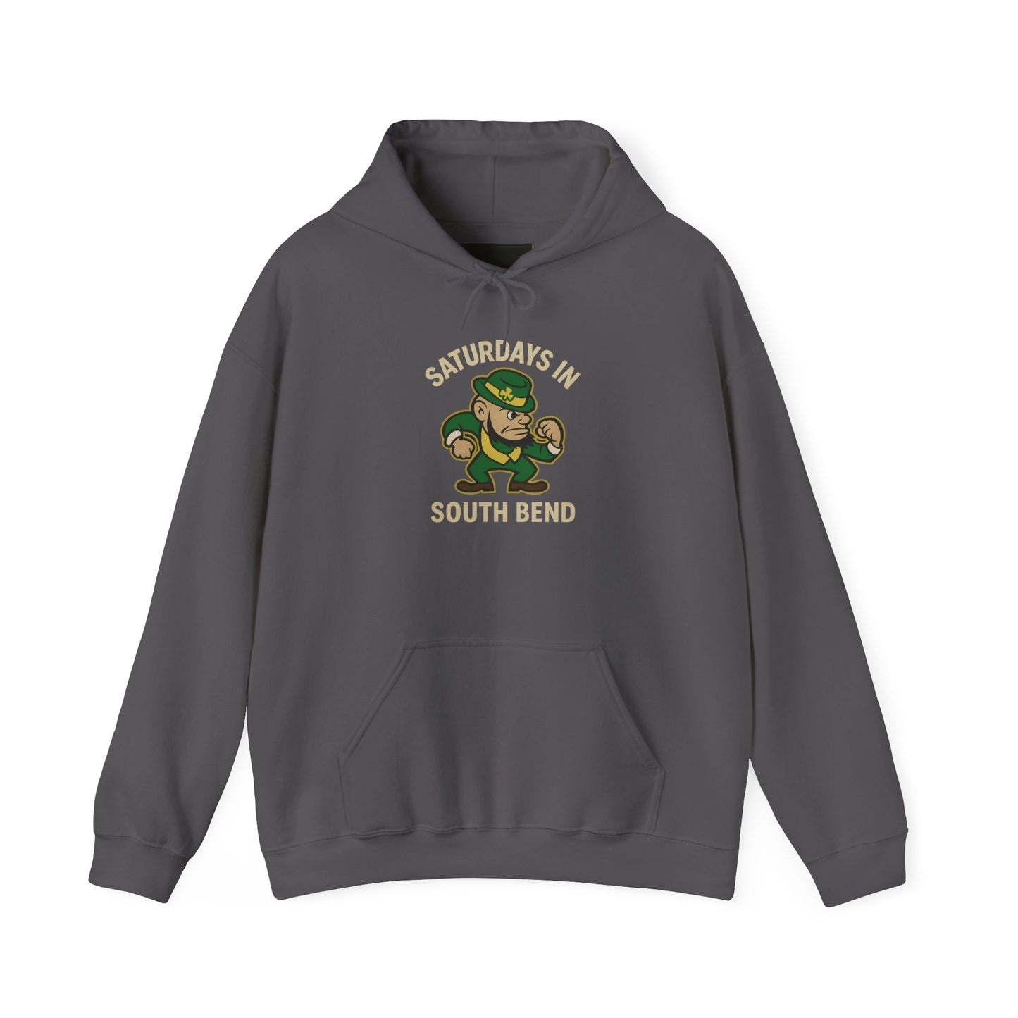 Saturdays in South Bend Hoodie β Retro Leprechaun Irish Football Pullover