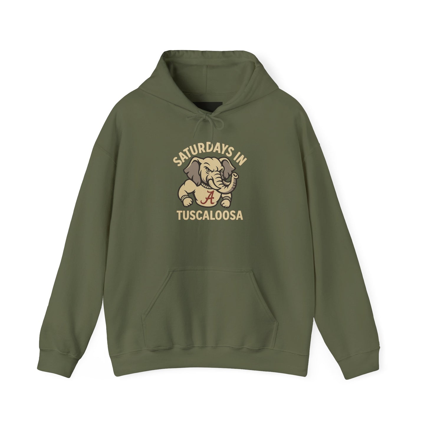 Saturdays in Tuscaloosa Hoodie β Vintage Elephant Football Pullover