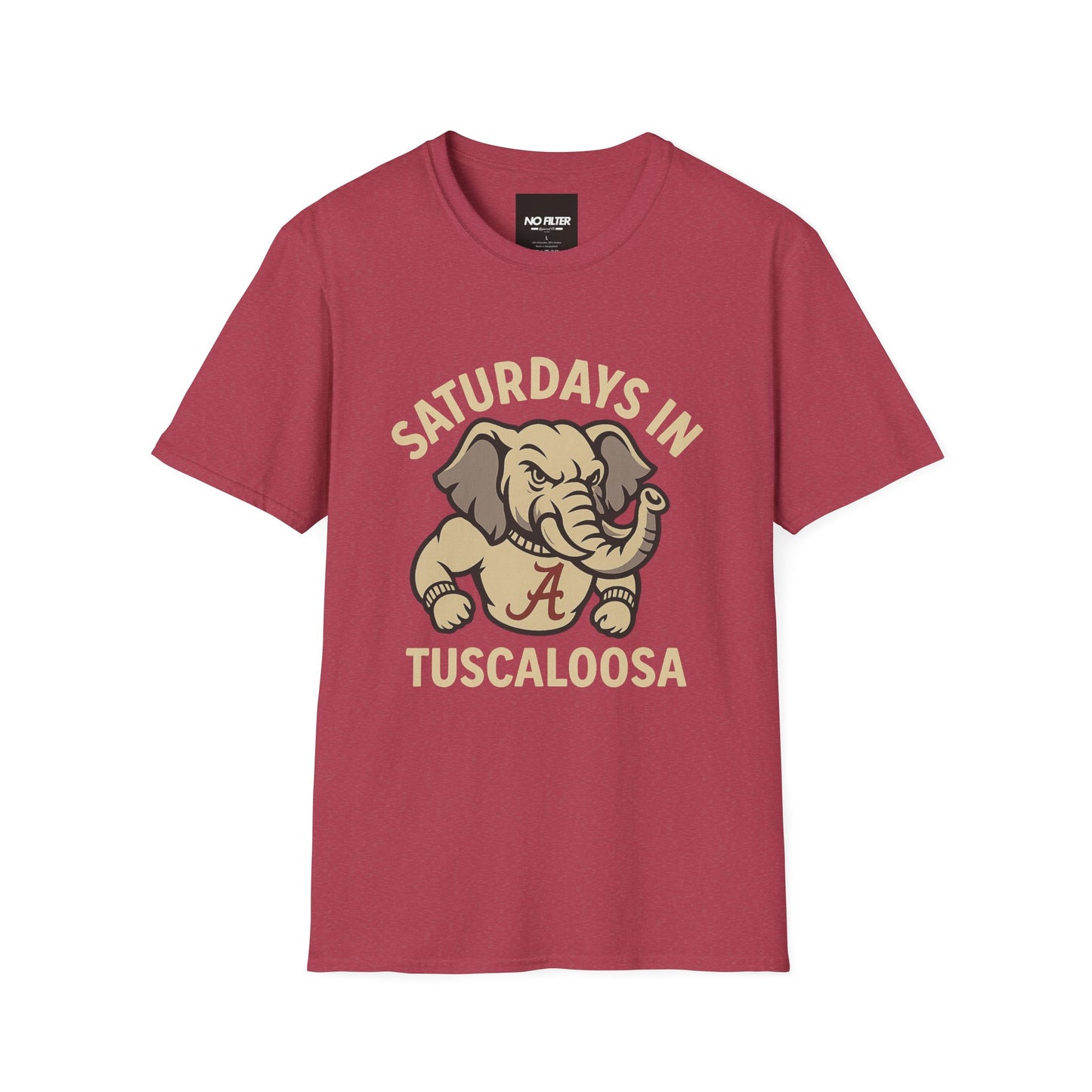 π Saturdays in Tuscaloosa T-Shirt β Crimson Tide Game Day Graphic Tee