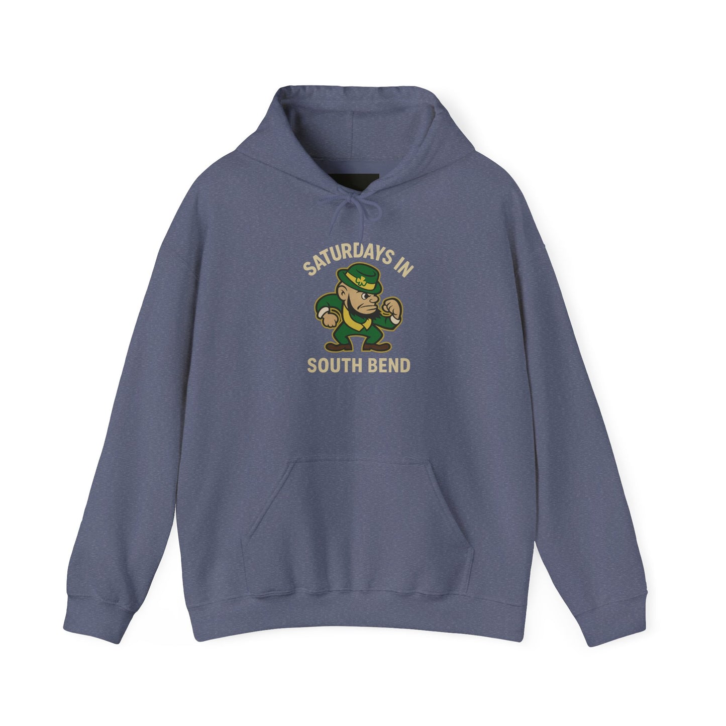 Saturdays in South Bend Hoodie β Retro Leprechaun Irish Football Pullover