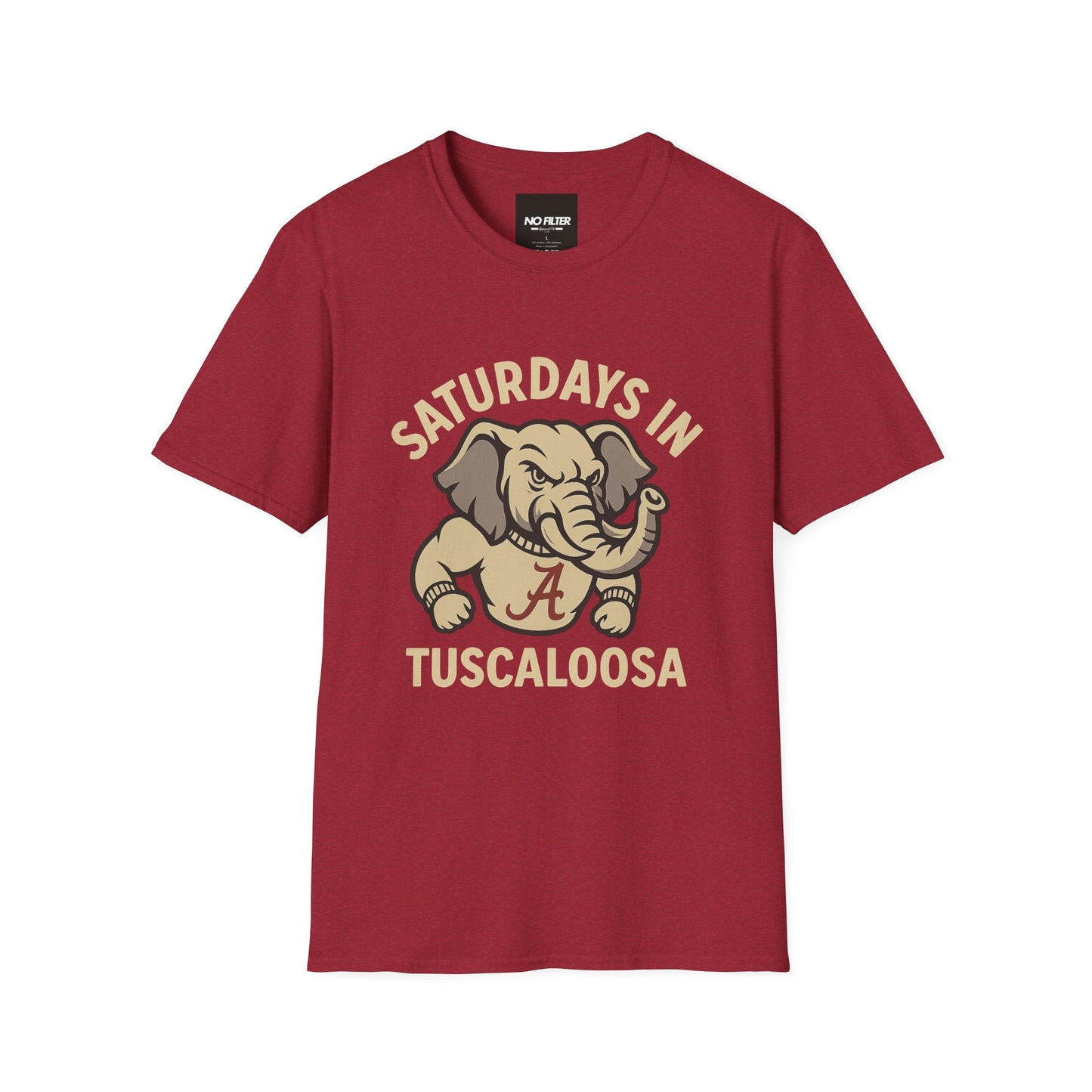 π Saturdays in Tuscaloosa T-Shirt β Crimson Tide Game Day Graphic Tee