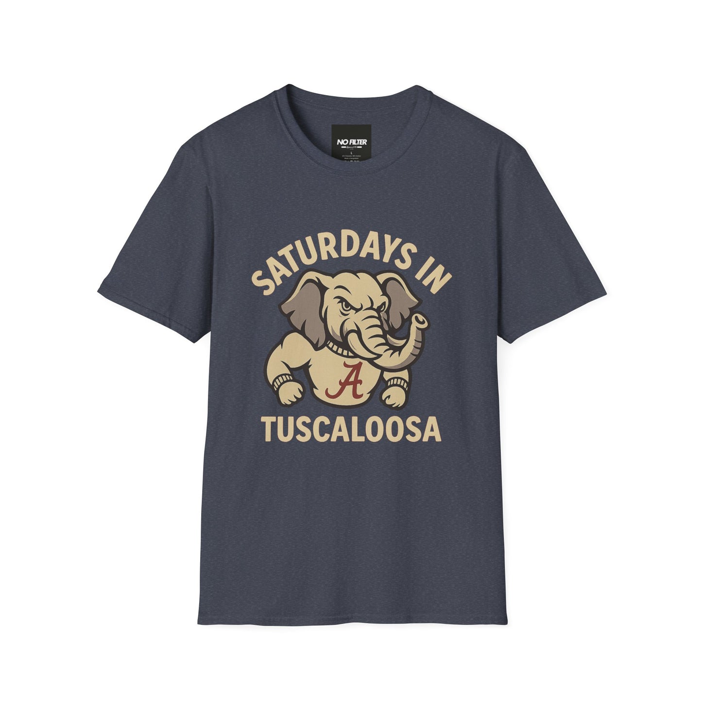 π Saturdays in Tuscaloosa T-Shirt β Crimson Tide Game Day Graphic Tee