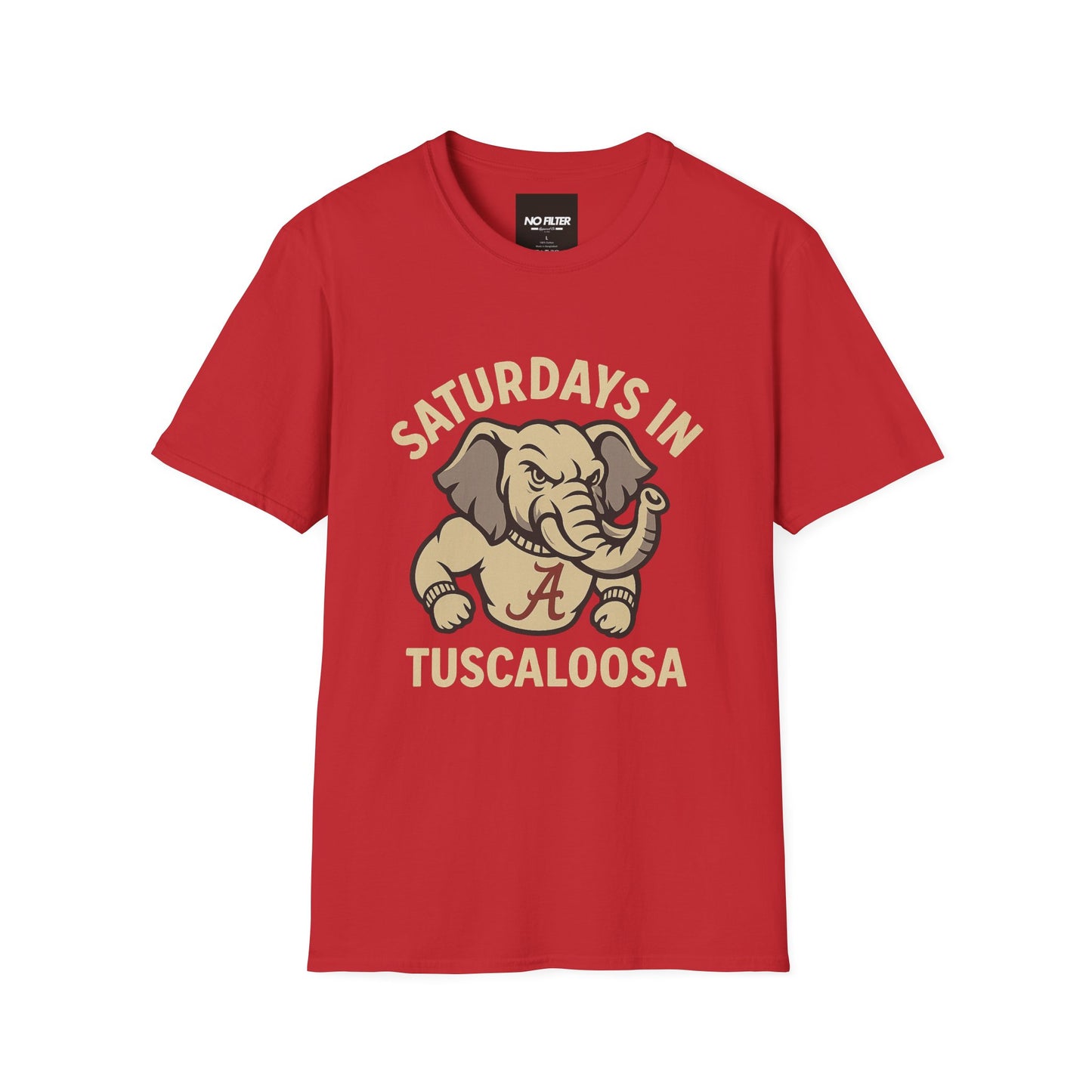 π Saturdays in Tuscaloosa T-Shirt β Crimson Tide Game Day Graphic Tee