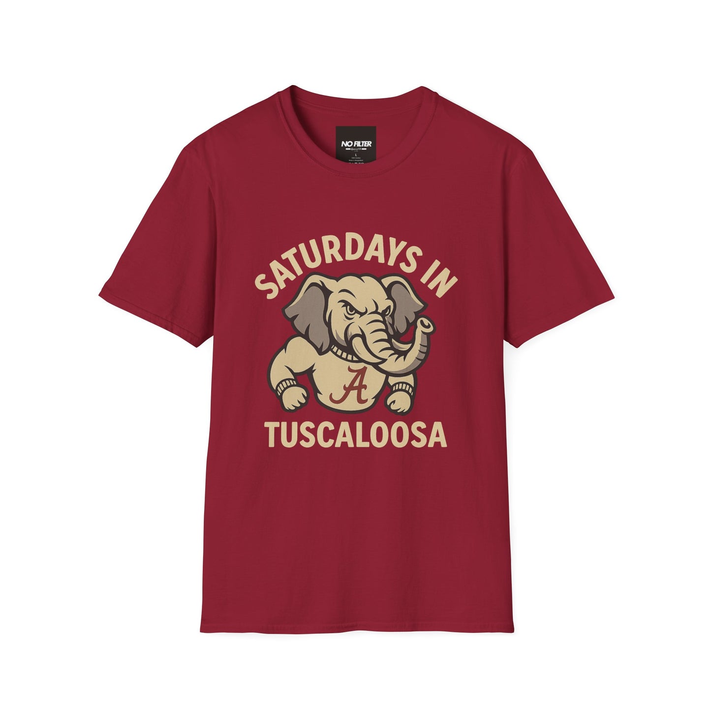 π Saturdays in Tuscaloosa T-Shirt β Crimson Tide Game Day Graphic Tee
