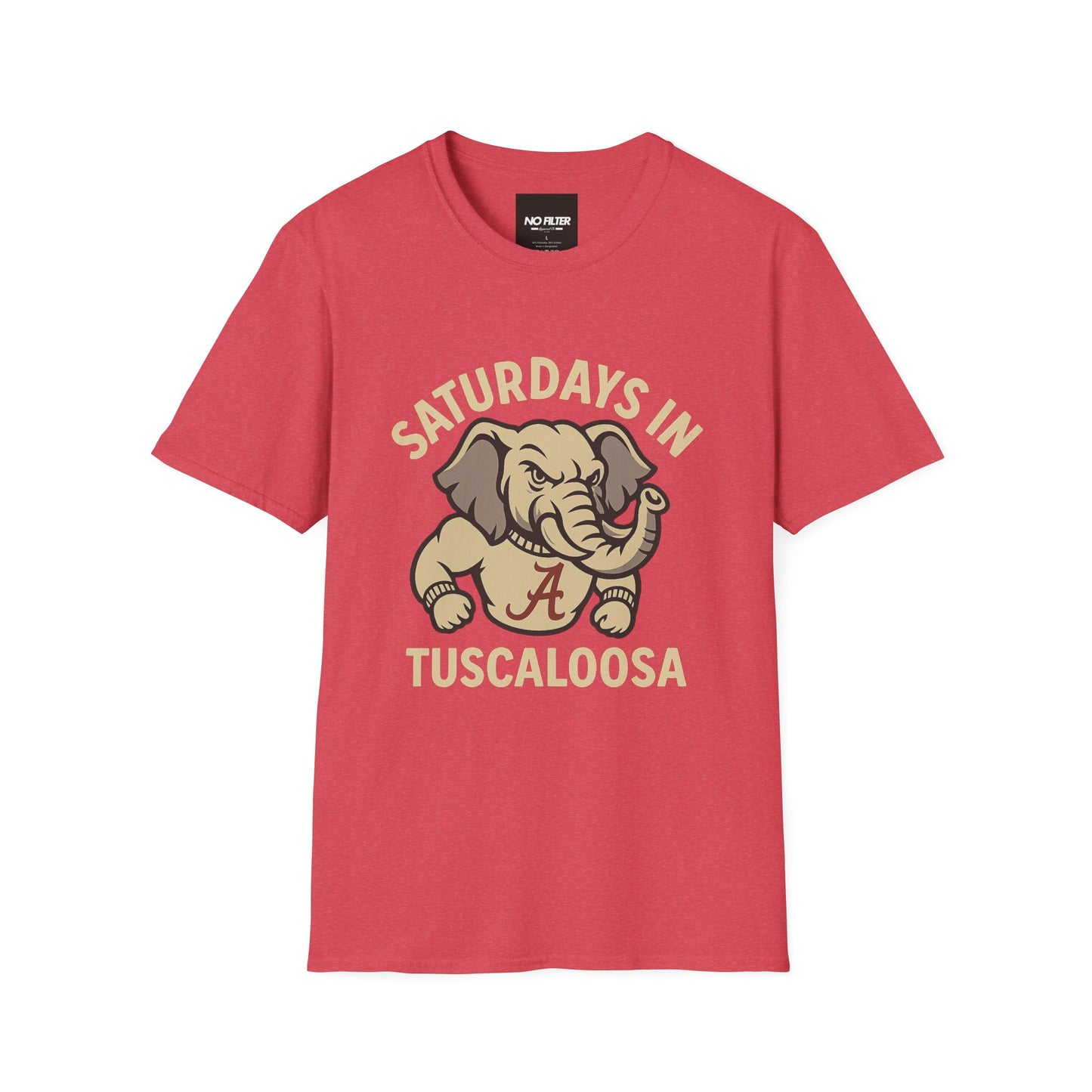 π Saturdays in Tuscaloosa T-Shirt β Crimson Tide Game Day Graphic Tee