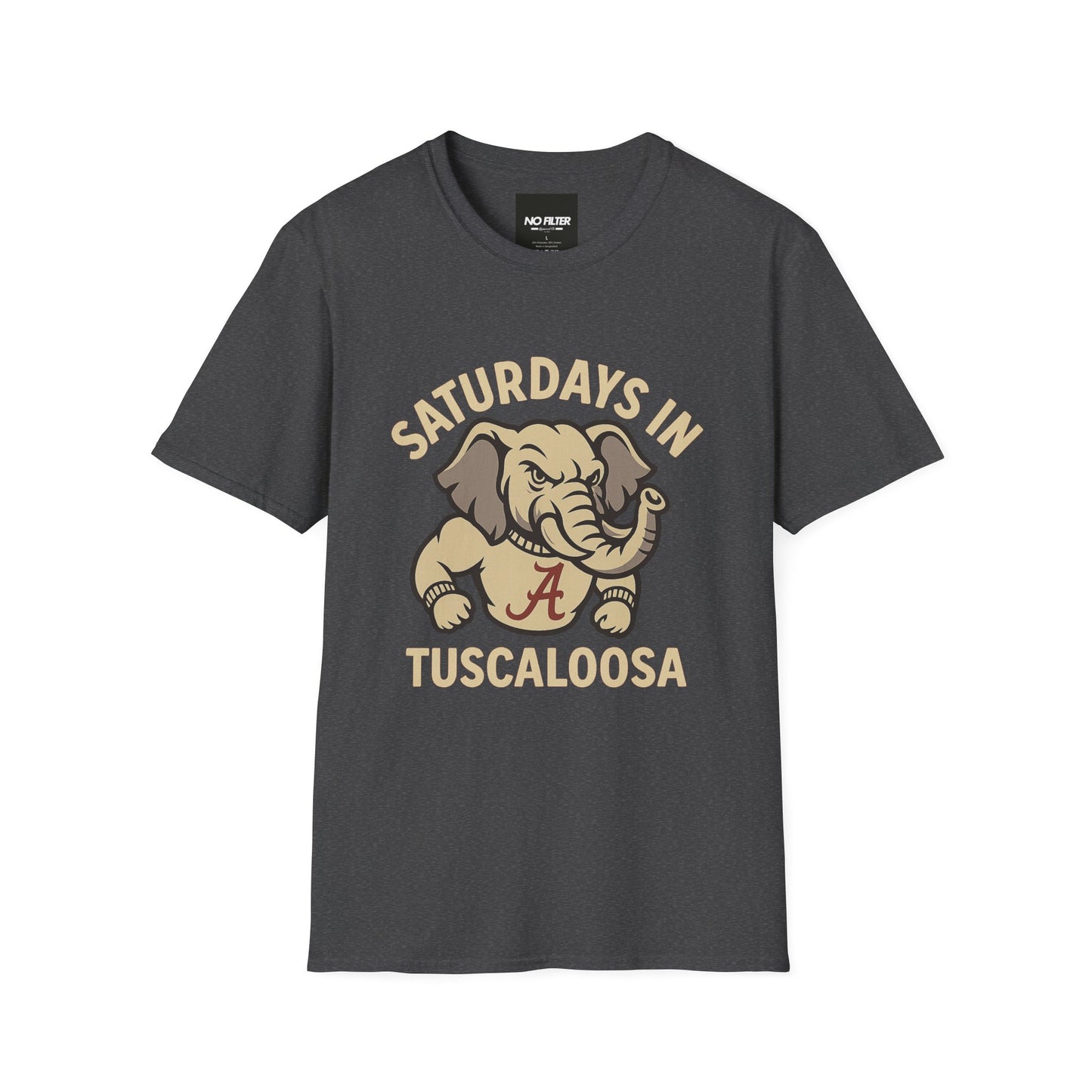 π Saturdays in Tuscaloosa T-Shirt β Crimson Tide Game Day Graphic Tee