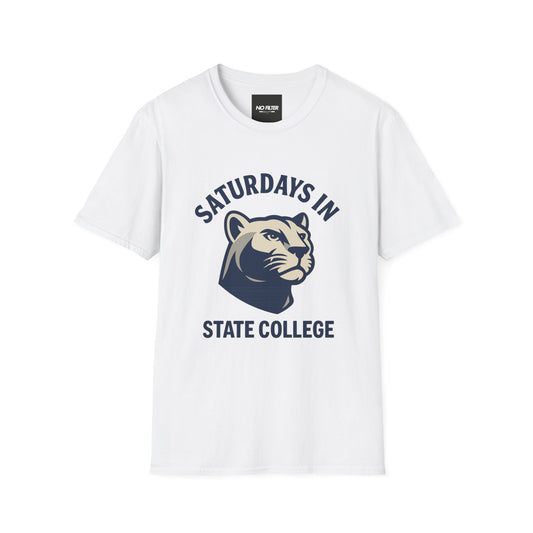 Saturdays in State College T-Shirt – Nittany Lion Game Day Graphic Tee