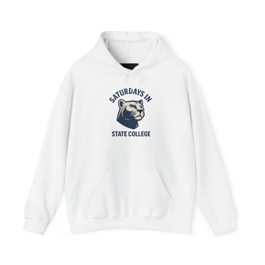 Saturdays in State College Hoodie – Classic Lion Head Football Pullover