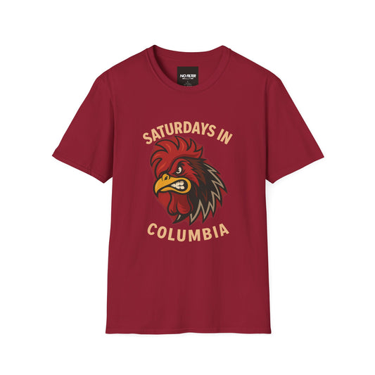Saturdays in Columbia T-Shirt – Fighting Gamecock Game Day Graphic Tee